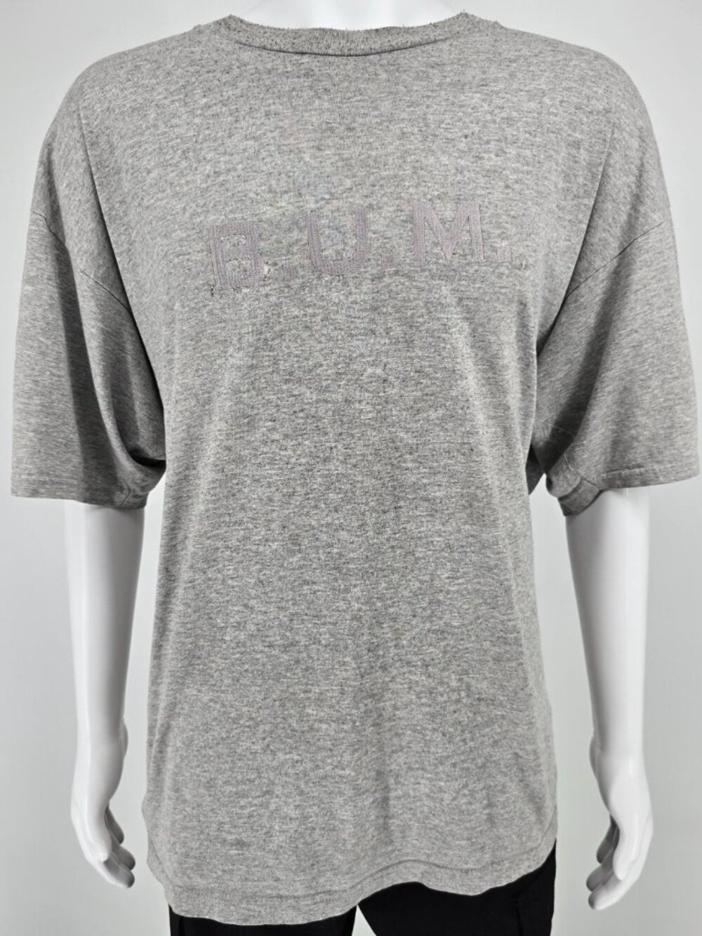 Distressed Vintage 1990s B.U.M. Equipment Oversized Made in USA T-Shirt (XL)